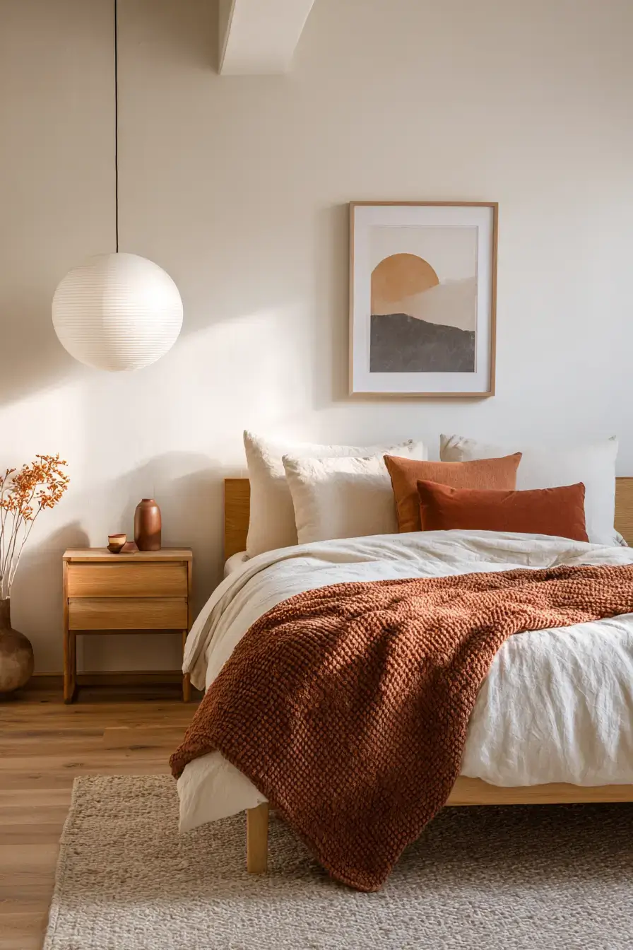 29 Warm Bedroom Ideas That Make the Cold Mornings Easier 11