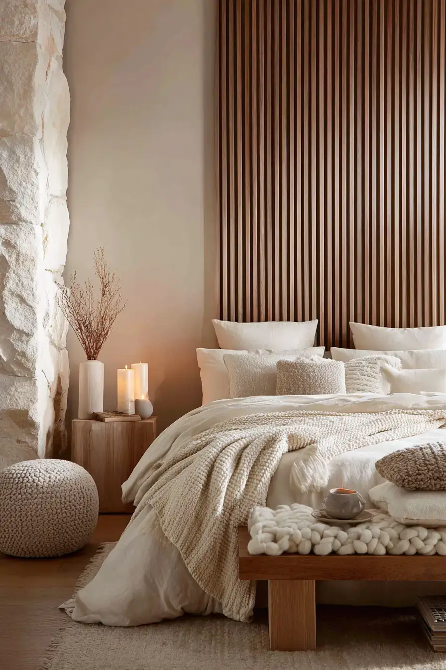 29 Warm Minimalist Bedroom Ideas That Still Feel Soft 11