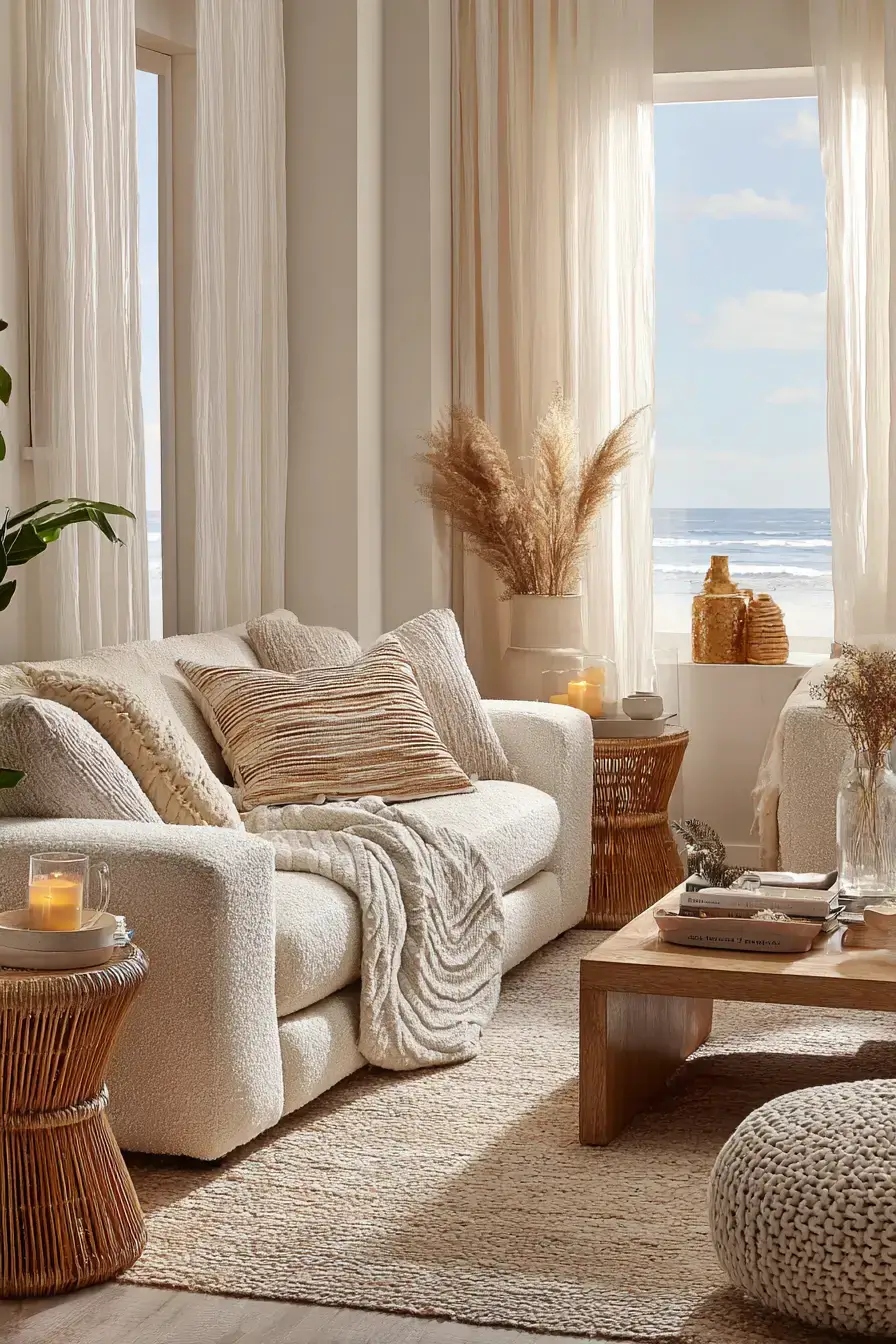 29 Beachy Living Room Ideas for an Open, Airy Space 11