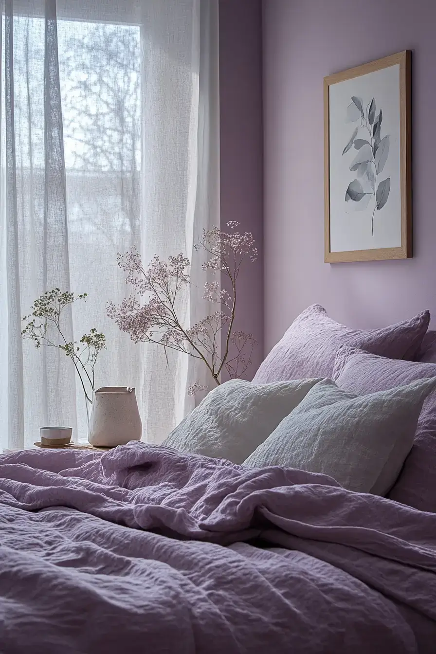 29 Purple Themed Bedroom Ideas That Make the Bold Color Feel Easy to Live With 12