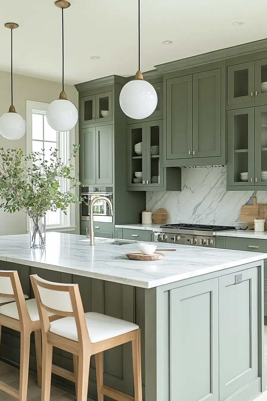 29 Sage Kitchen Cabinets Ideas for a Calm, Real Kitchen 12