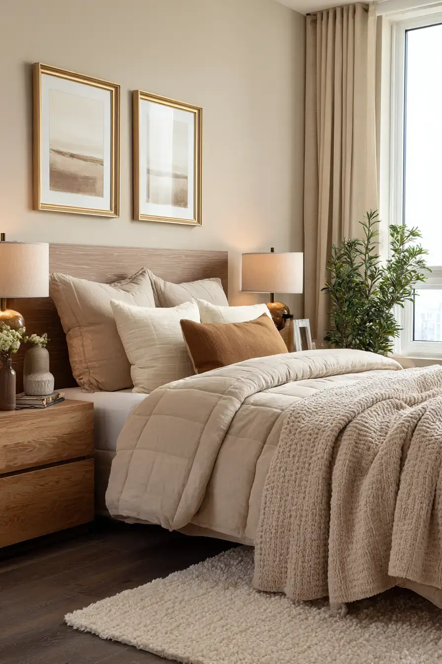29 Warm Bedroom Ideas That Make the Cold Mornings Easier 12