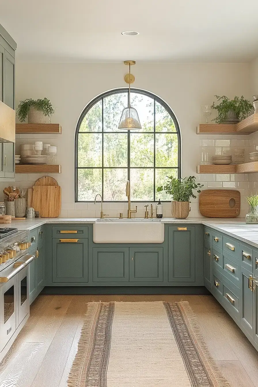 29 Two Toned Kitchen Cabinets Ideas That Split the Color Right 12