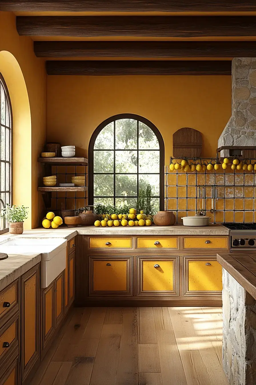 29 Lemon Themed Kitchen Ideas for a Bright, Cheerful Space 12