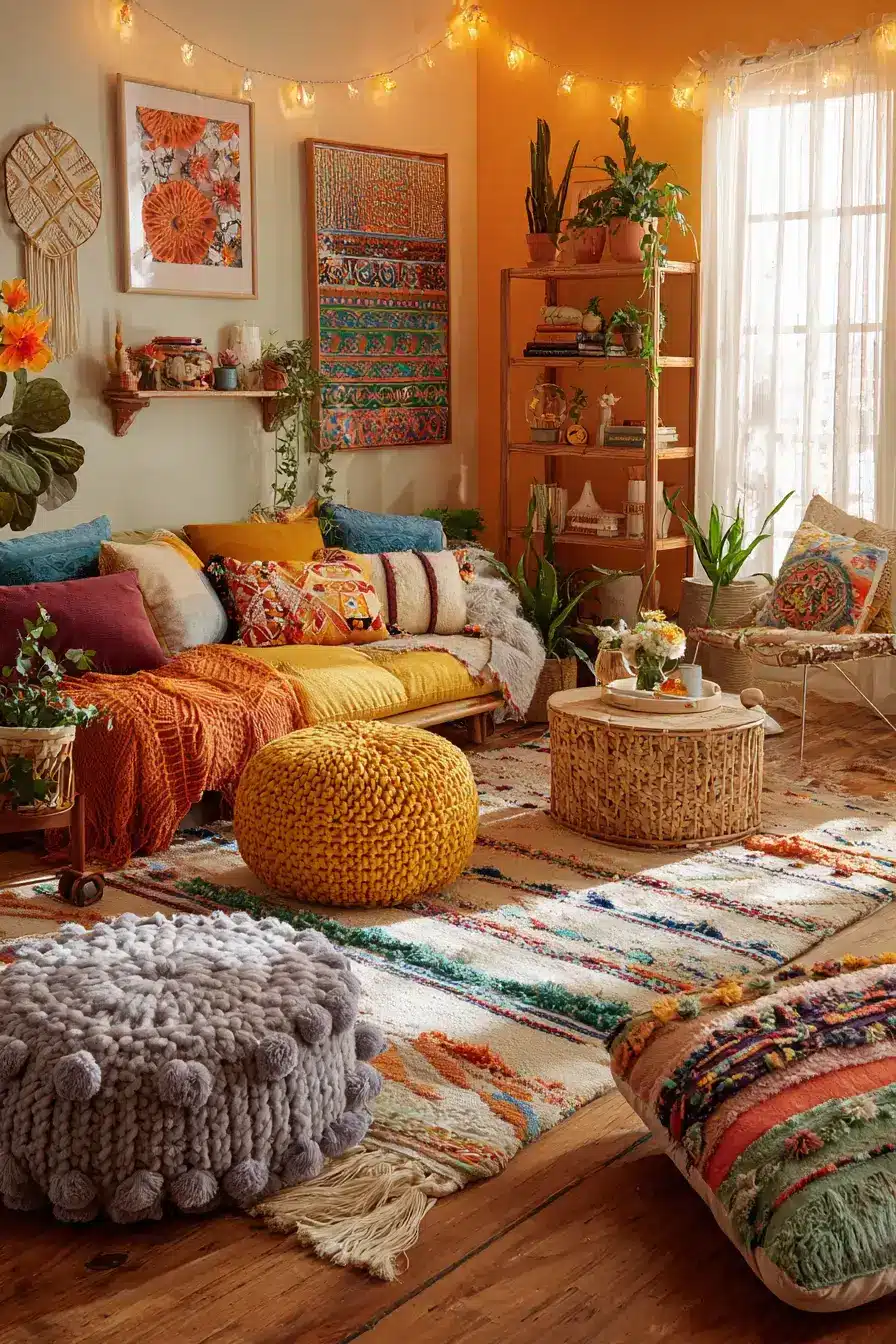 29 Warm Boho Living Room Ideas That Skip the Clichés 13