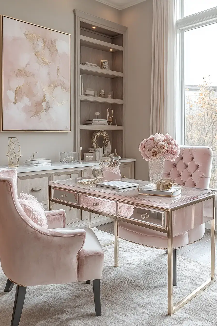29 Dopamine Decor Office Ideas That Make the Desk Bearable 13
