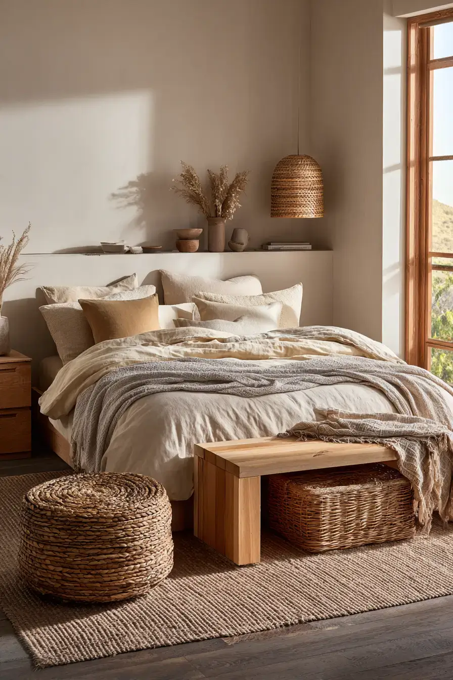 29 Warm Beige Bedroom Ideas for a Room That Calms You Down 13