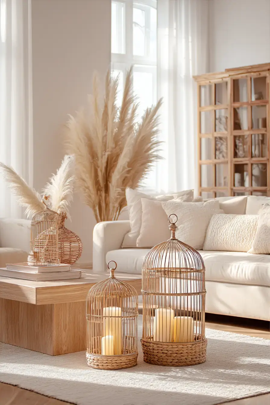 29 Vintage Birdcage Decor Ideas for a Cottage Corner 13