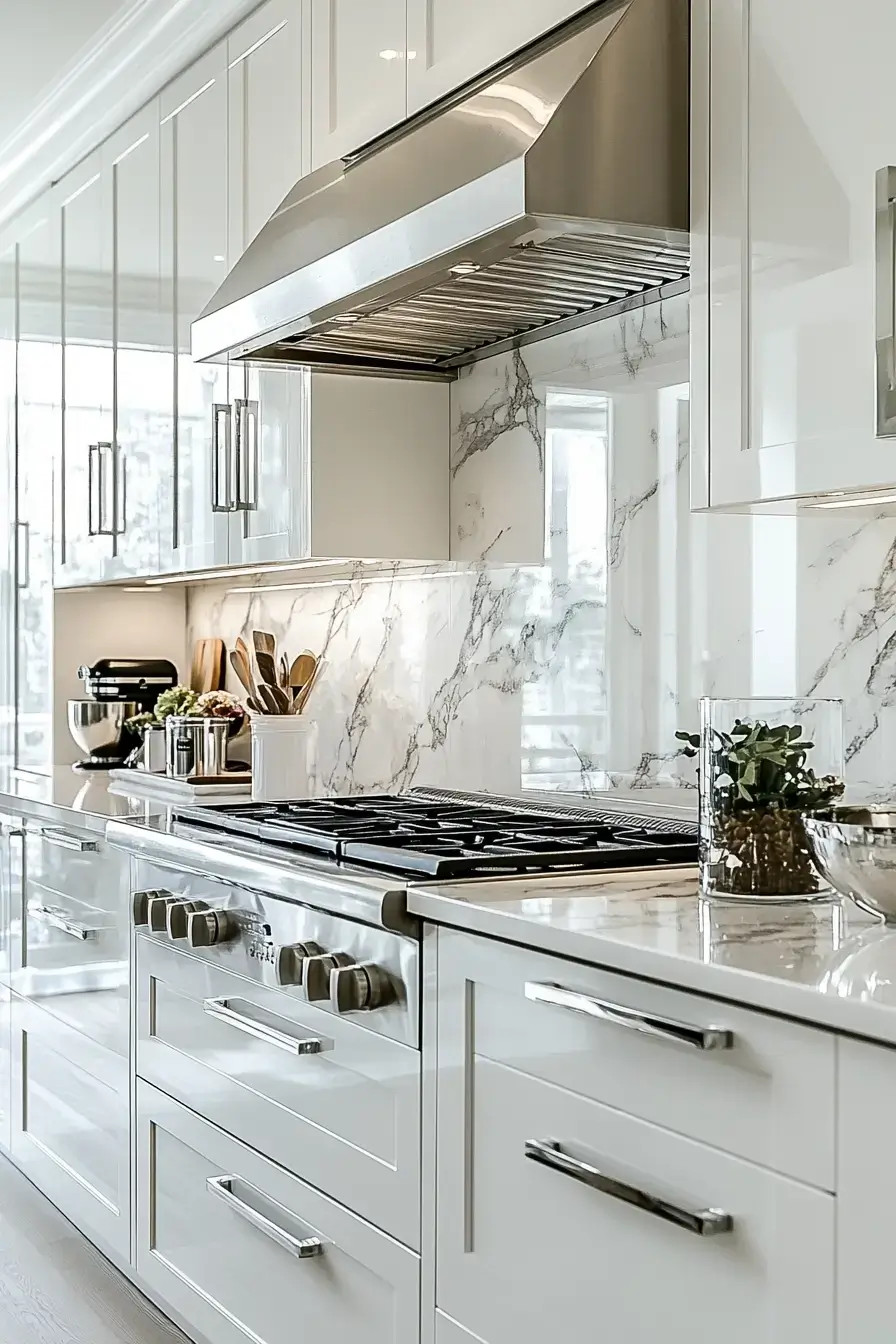 29 White Kitchen Cabinets Ideas That Keep the Room Bright 13