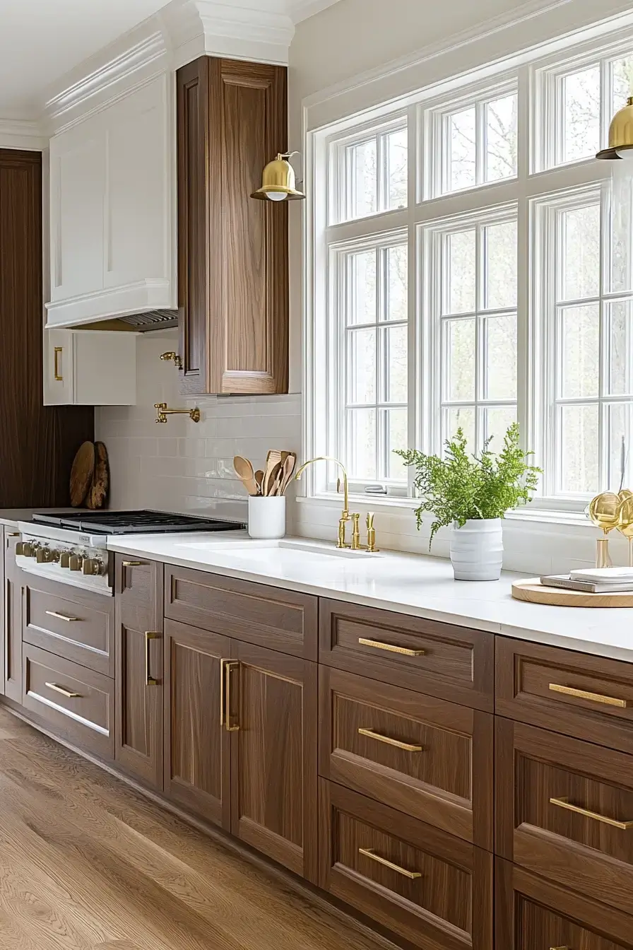 29 Two Toned Kitchen Cabinets Ideas That Split the Color Right 13