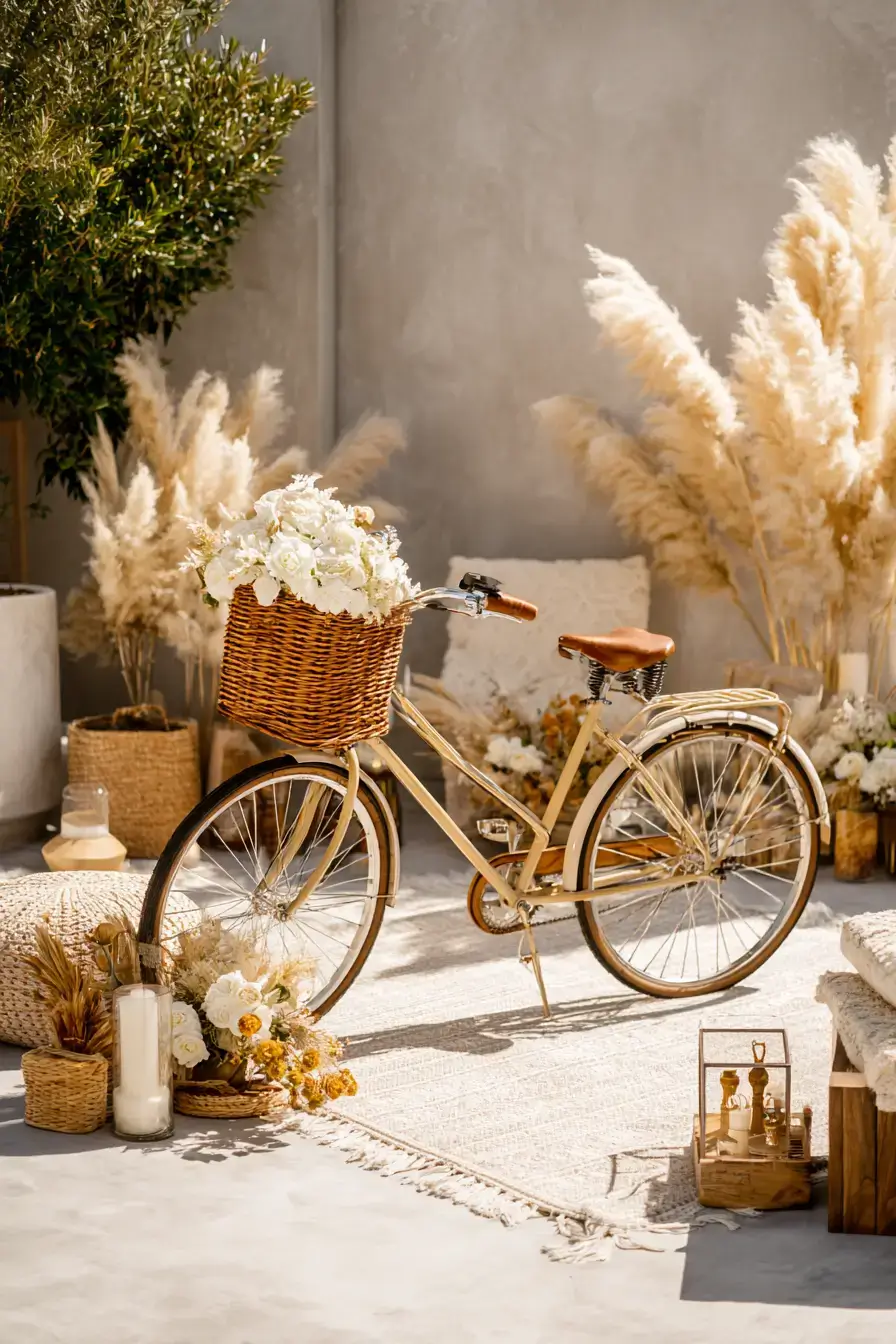 29 Bicycle Yard Decor Ideas for a Front Garden With Character 14
