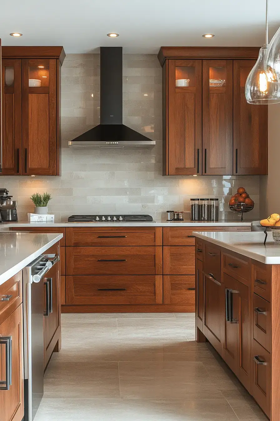 29 Stained Kitchen Cabinets Ideas That Show the Real Wood 14