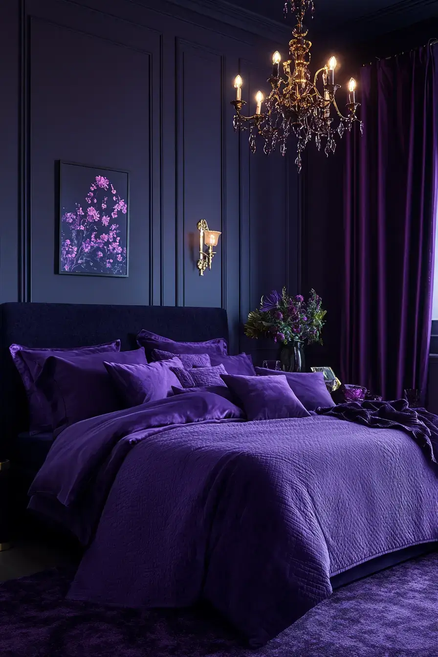 29 Purple Themed Bedroom Ideas That Make the Bold Color Feel Easy to Live With 14