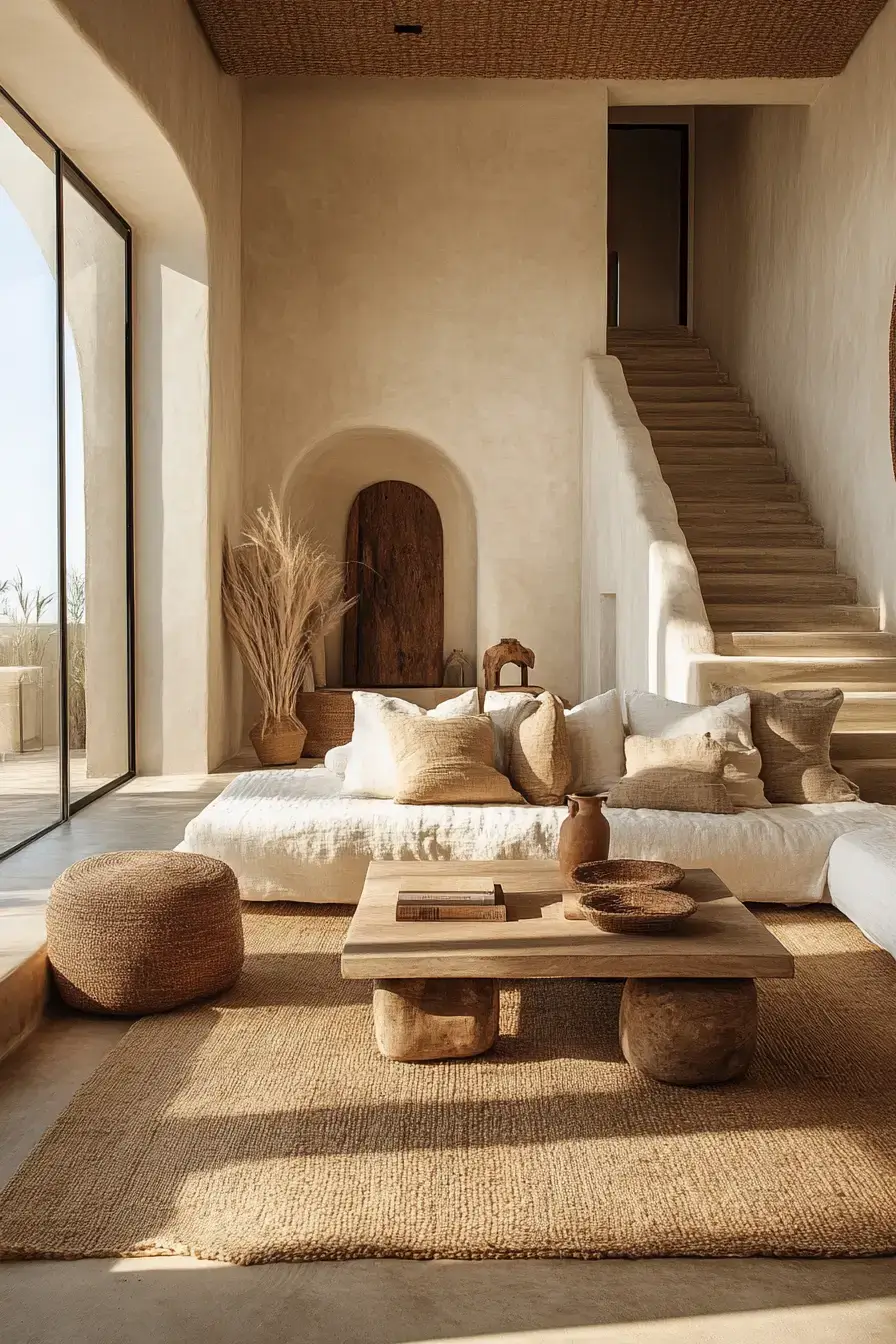29 Warm Rustic Living Room Ideas with a Real Fireplace Feel 14