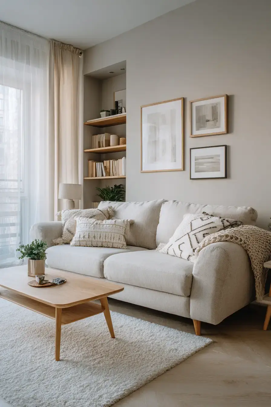 29 Warm Beige Living Room Ideas That Read Lived-In, Not Plain 14