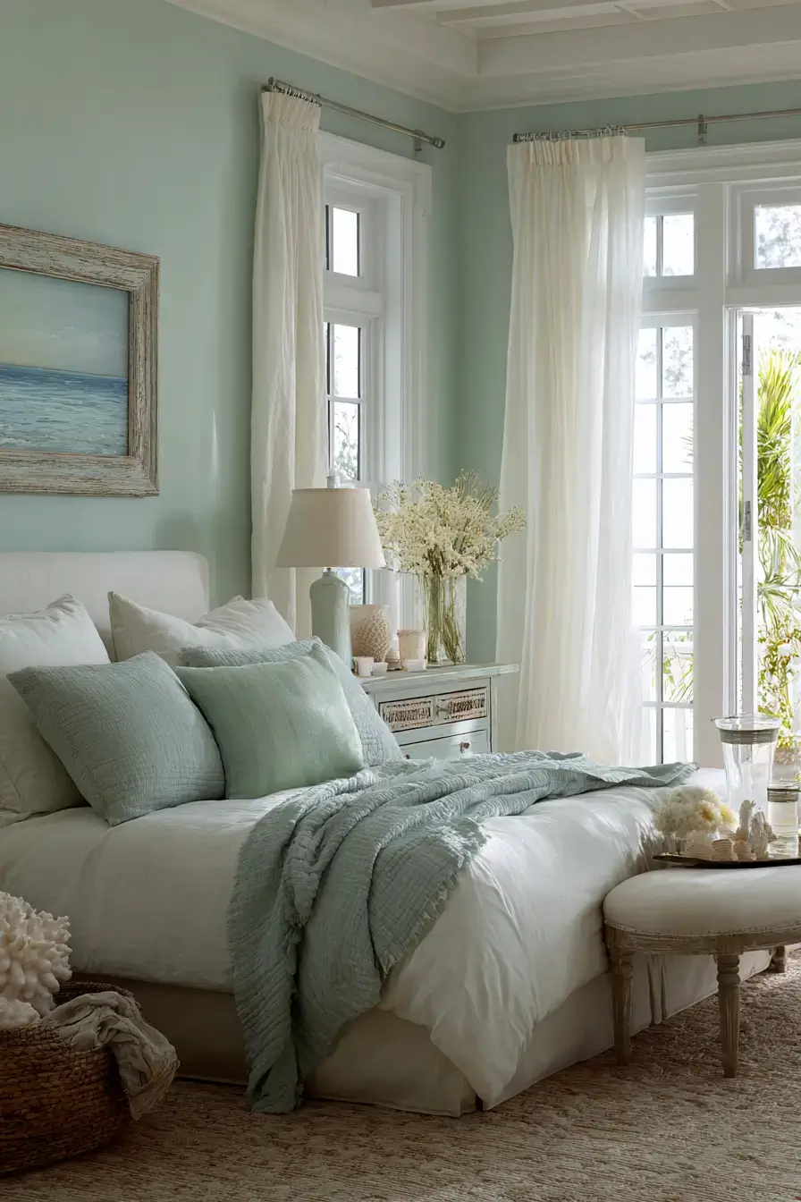29 Beachy Bedroom Ideas for a Room That Breathes 14