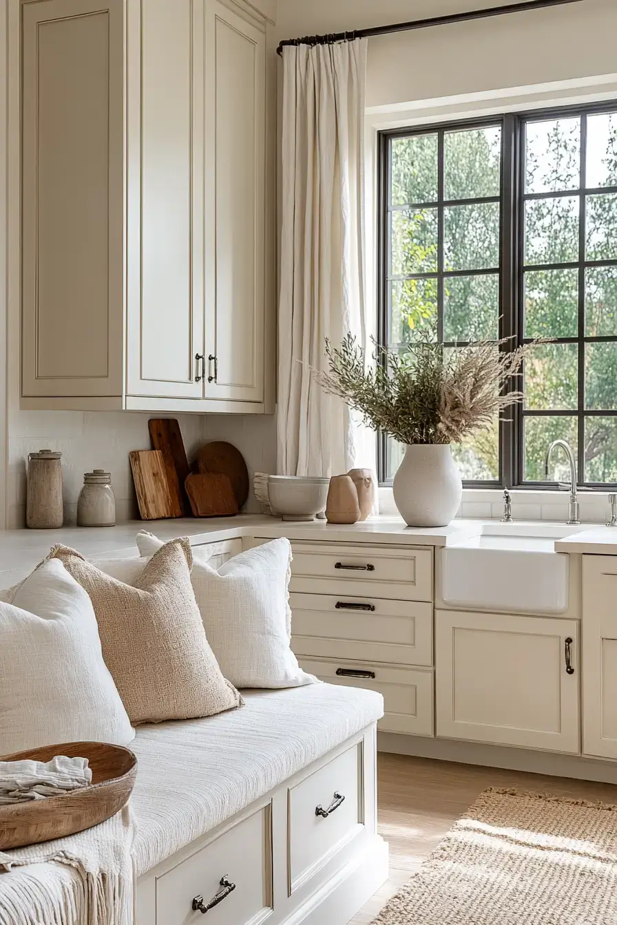 29 Farmhouse Kitchen With White Cabinets Ideas That Stay Honest 14