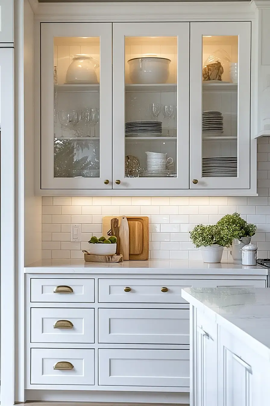 29 White Kitchen Cabinets Ideas That Keep the Room Bright 14
