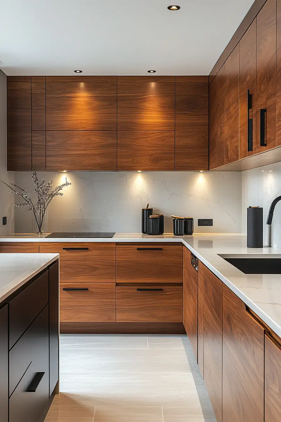 29 Handleless Cabinets Ideas for a Kitchen With No Visible Pulls 14