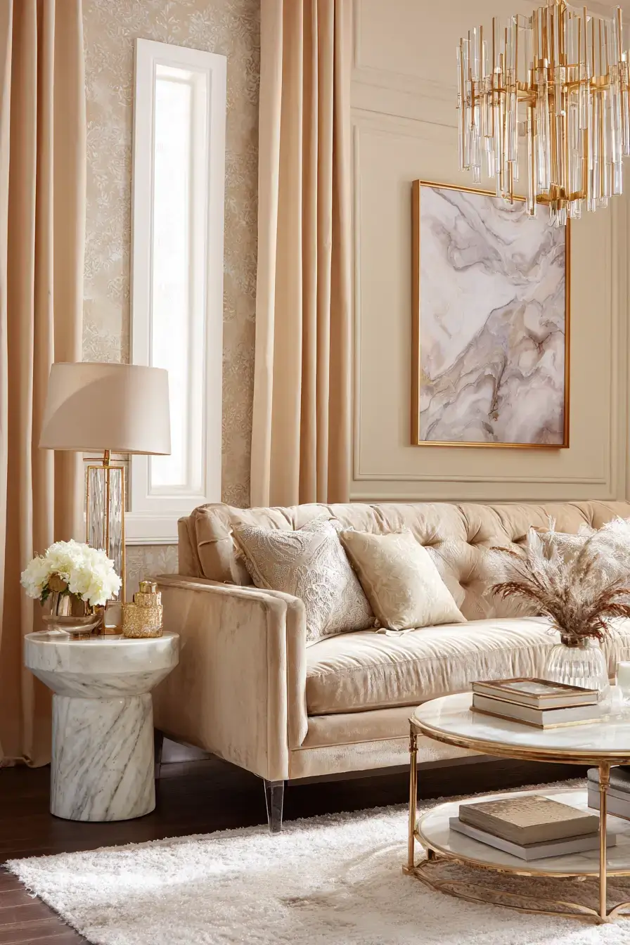 29 Warm Beige Living Room Ideas That Read Lived-In, Not Plain 15