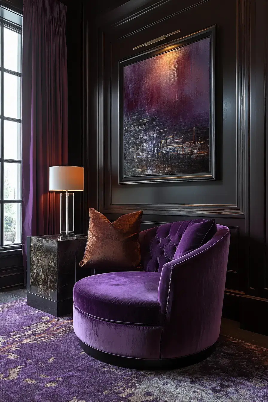 29 Purple Room Decor Ideas for a Space That Feels Grown-Up 15