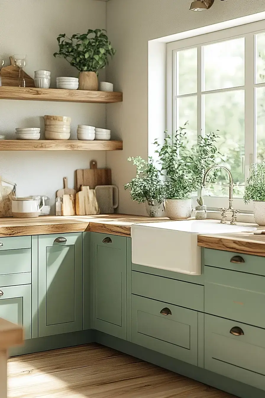 29 Sage Kitchen Cabinets Ideas for a Calm, Real Kitchen 15