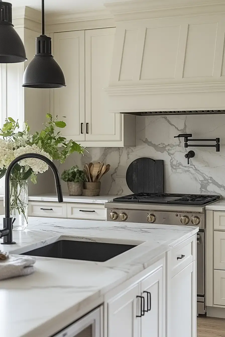 29 White Kitchen Cabinets Ideas That Keep the Room Bright 15
