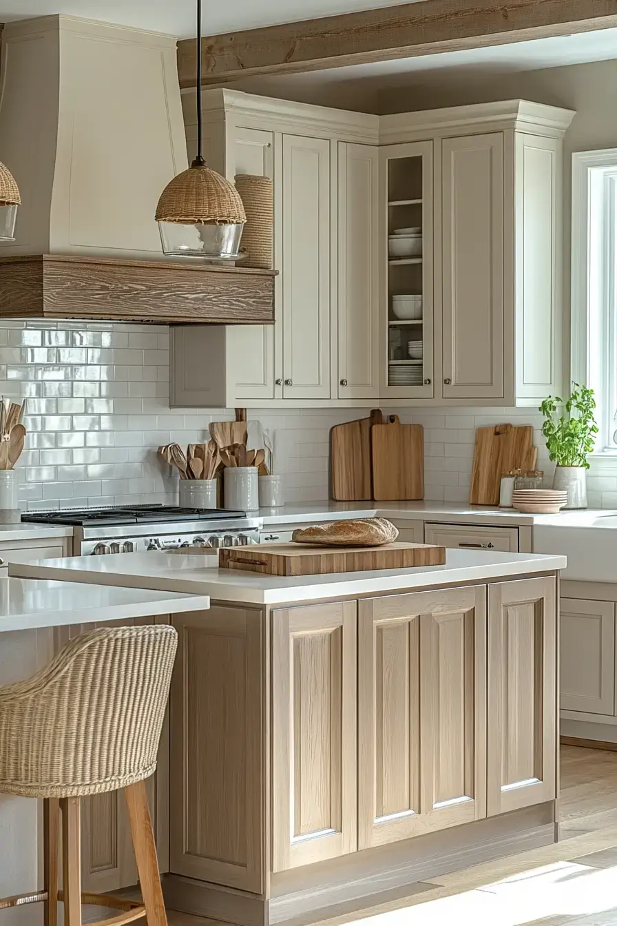 29 Two Toned Kitchen Cabinets Ideas That Split the Color Right 15