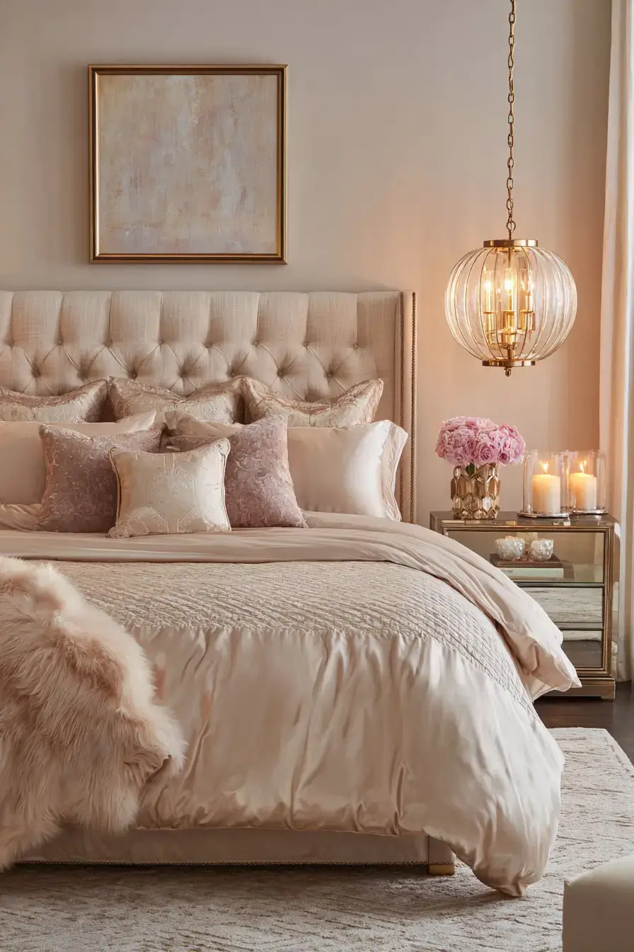 29 Warm Beige Bedroom Ideas for a Room That Calms You Down 15