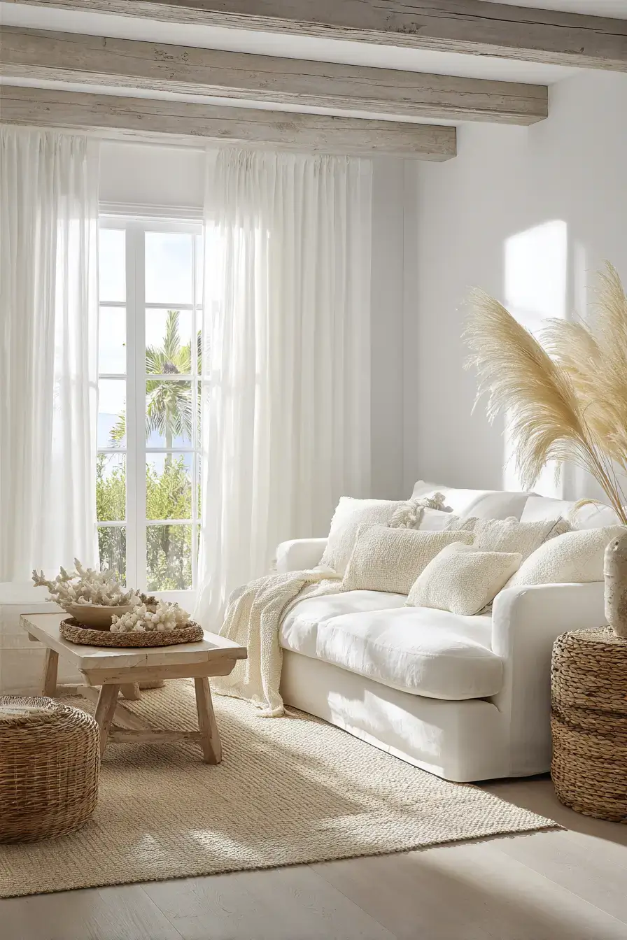 29 Beachy Living Room Ideas for an Open, Airy Space 15
