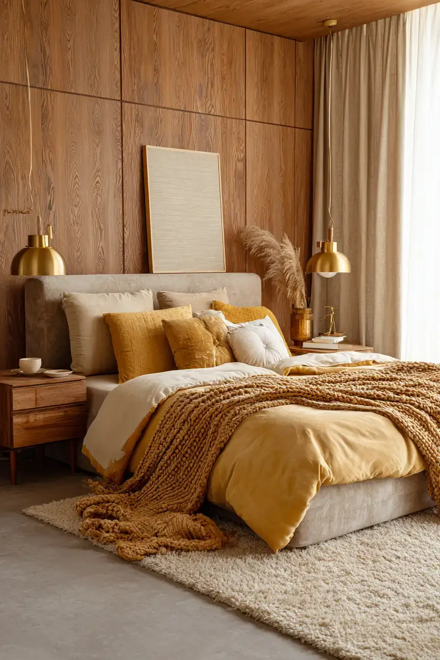 29 Warm Bedroom Ideas That Make the Cold Mornings Easier 16