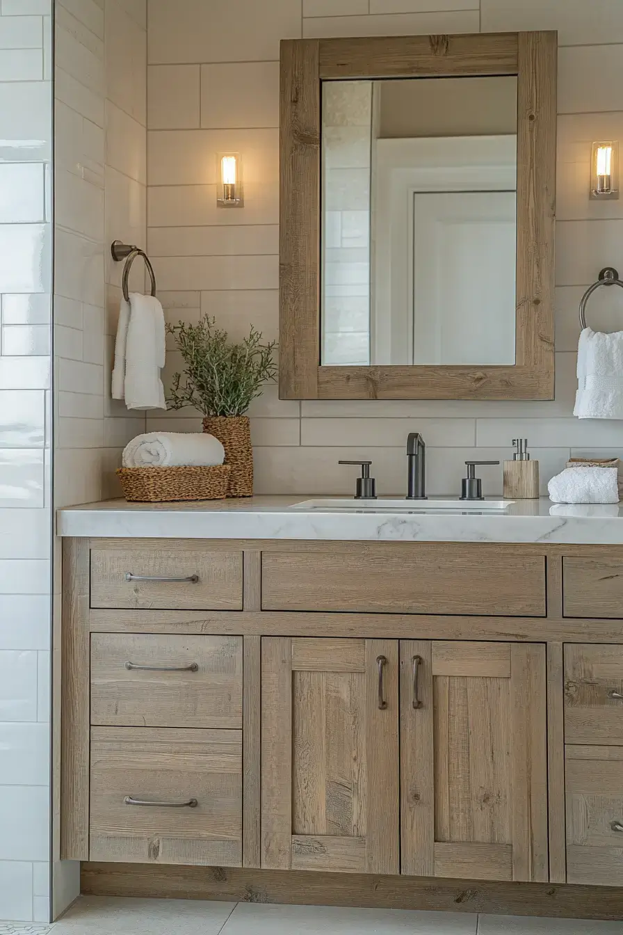 29 Beachy Bathroom Ideas That Feel Like a Cottage 16