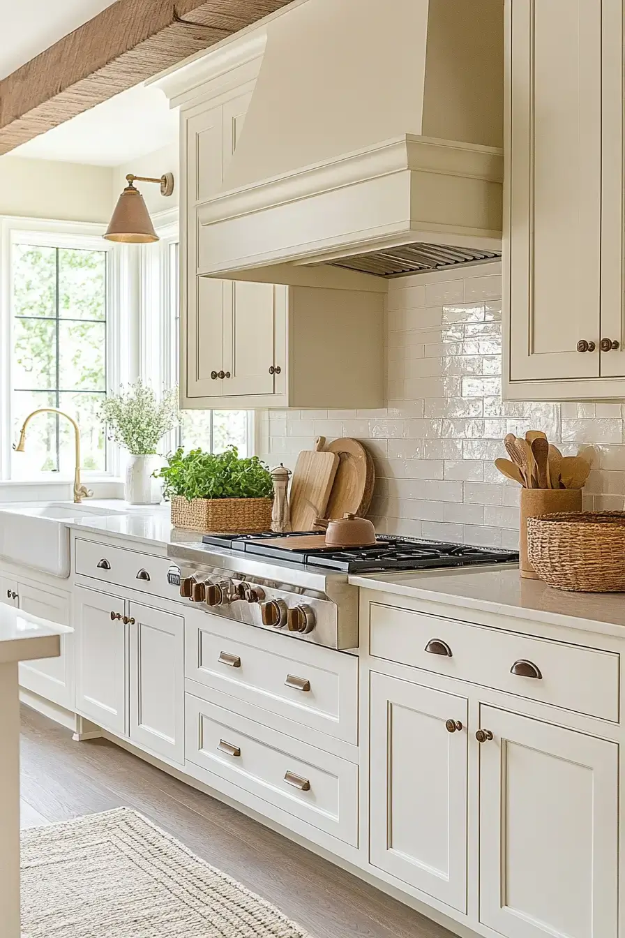 29 White Kitchen Cabinets Ideas That Keep the Room Bright 16