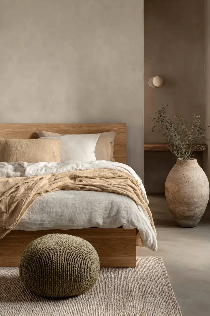 29 Warm Minimalist Bedroom Ideas That Still Feel Soft 16