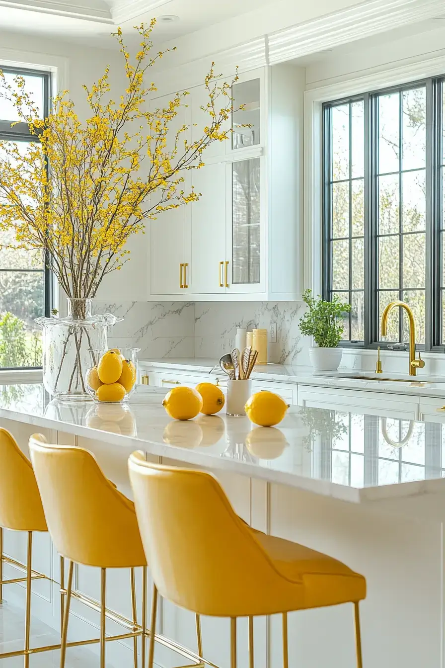 29 Lemon Themed Kitchen Ideas for a Bright, Cheerful Space 16