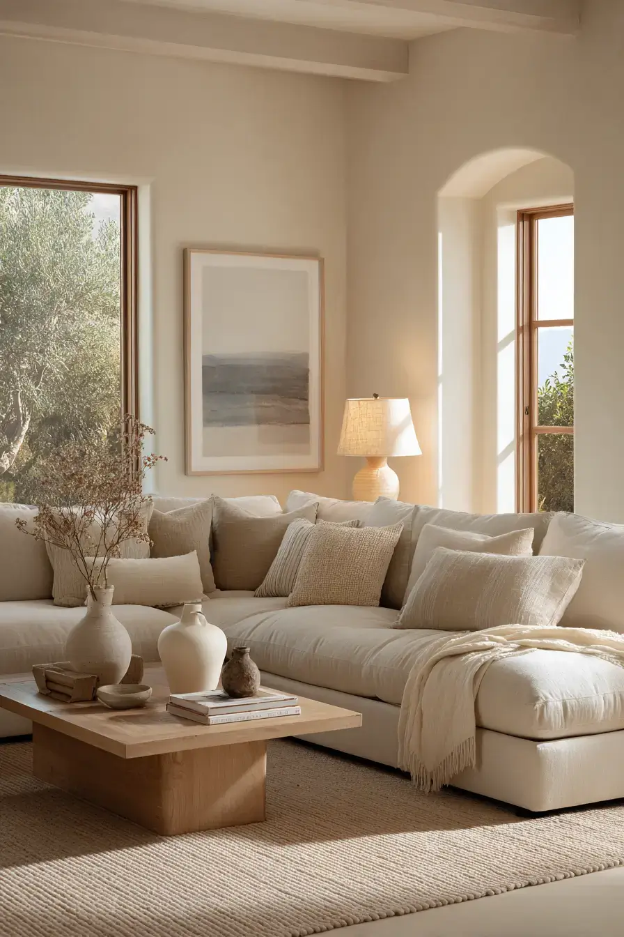 29 Warm Beige Living Room Ideas That Read Lived-In, Not Plain 16