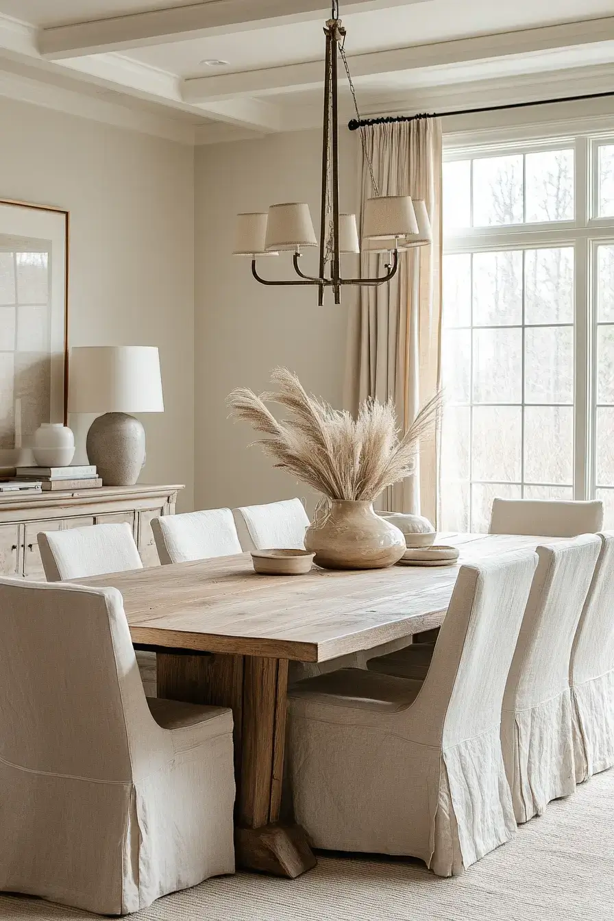 29 Warm Dining Room Ideas for a Table People Linger At 16