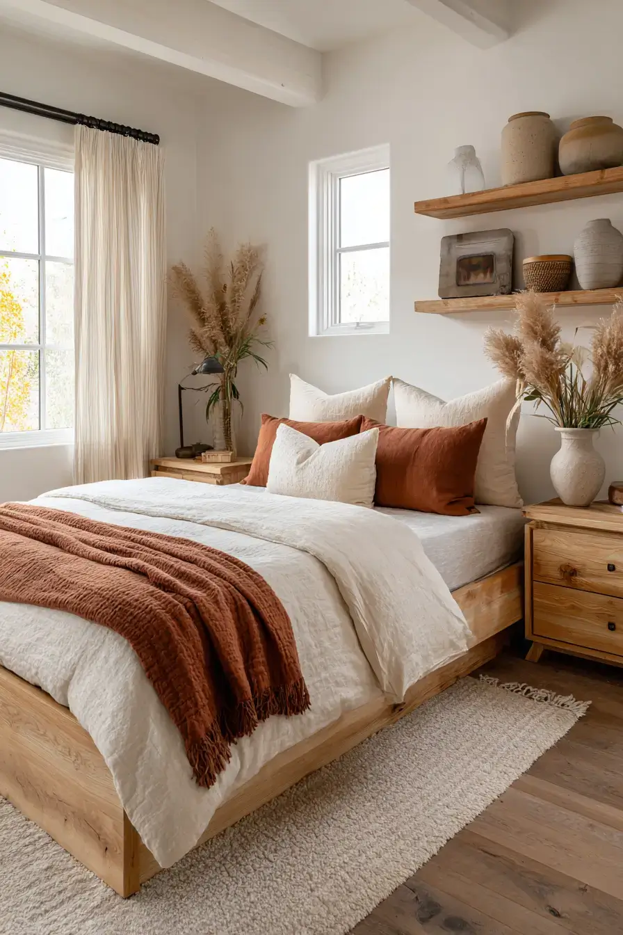 29 Warm Bedroom Aesthetic Ideas for a Room That Feels Held 16