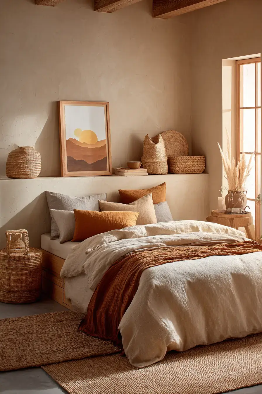 29 Warm Bedroom Ideas That Make the Cold Mornings Easier 17
