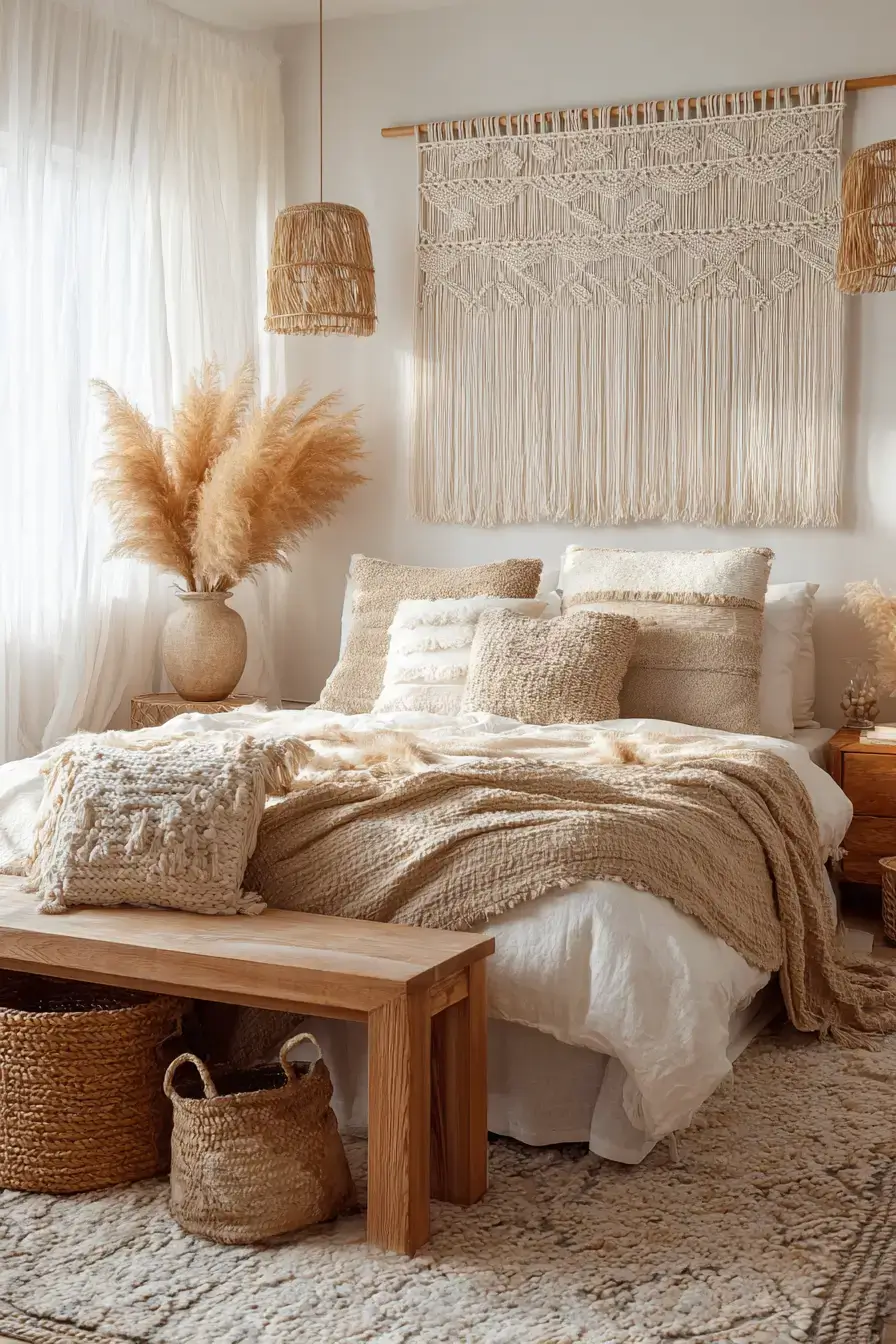 29 Beachy Boho Bedroom Ideas That Skip the Clichés 17