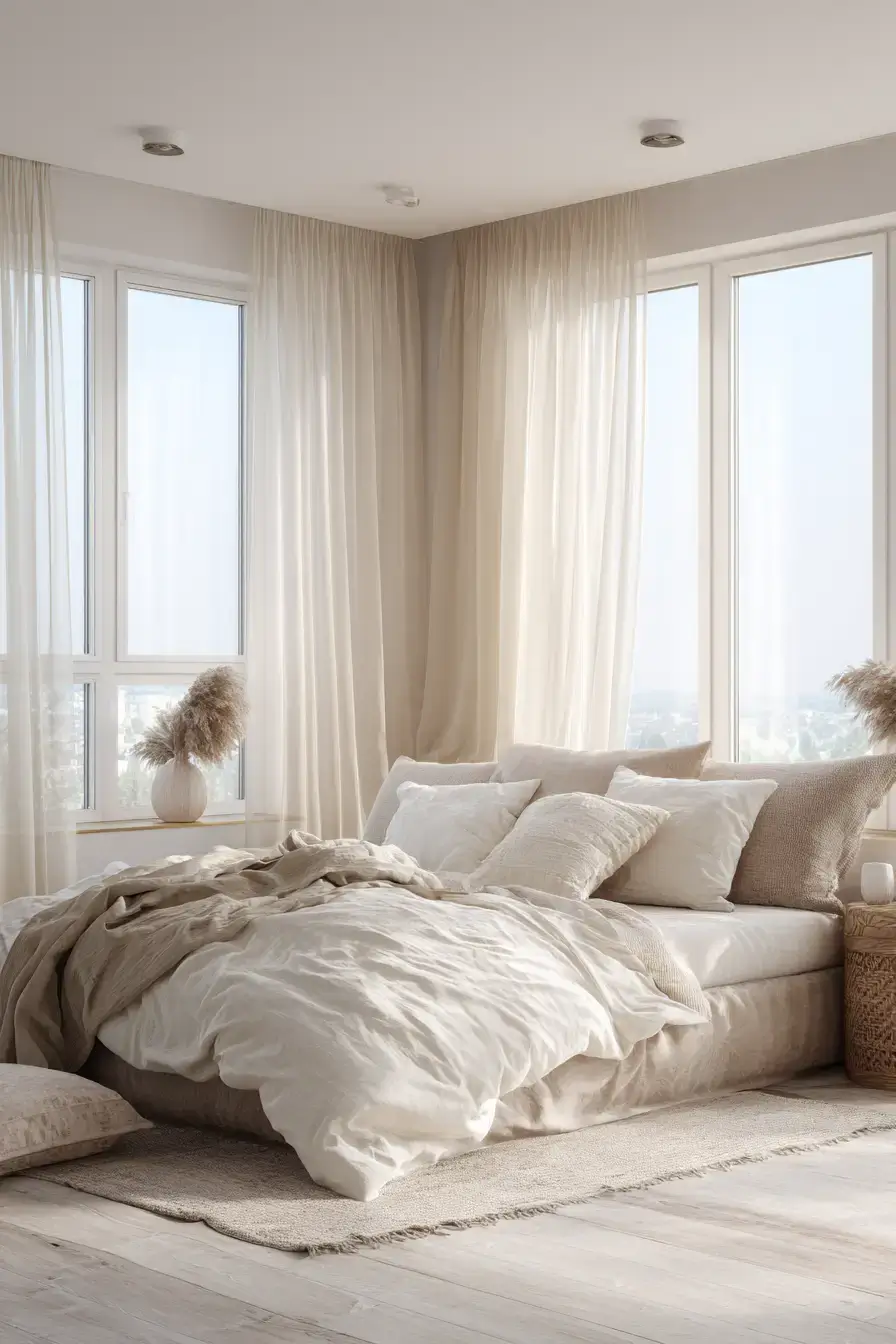 29 Warm Beige Bedroom Ideas for a Room That Calms You Down 17