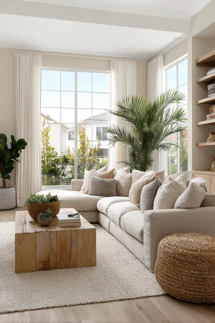 29 Warm Beige Living Room Ideas That Read Lived-In, Not Plain 18