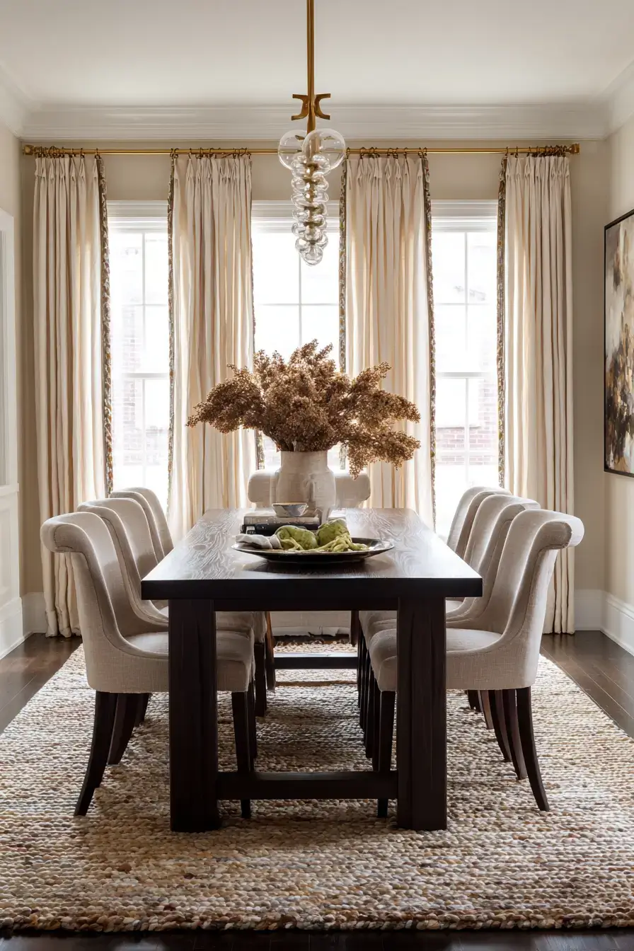29 Warm Dining Room Ideas for a Table People Linger At 18