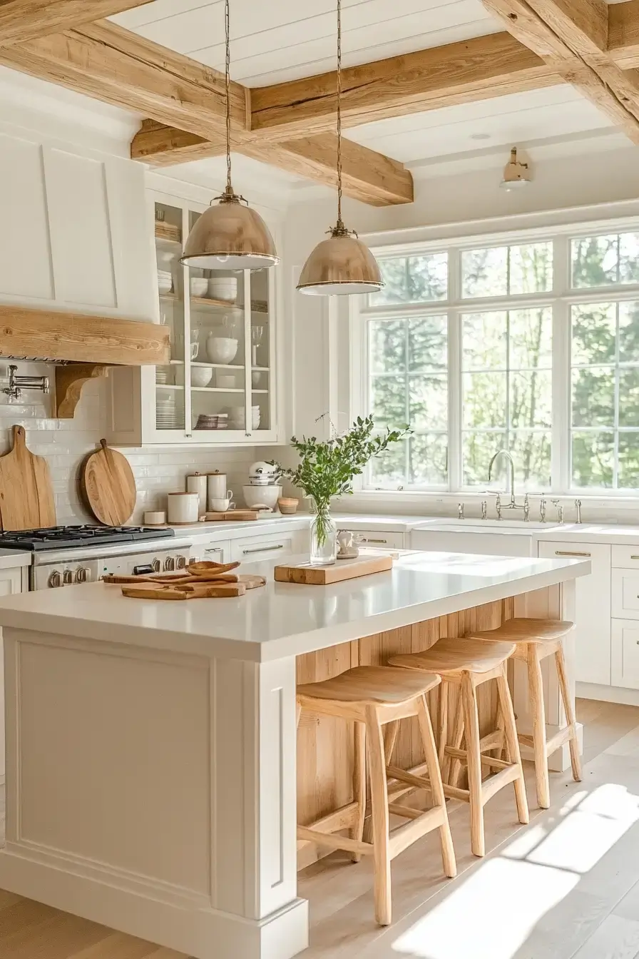 29 Farmhouse Kitchen With White Cabinets Ideas That Stay Honest 18