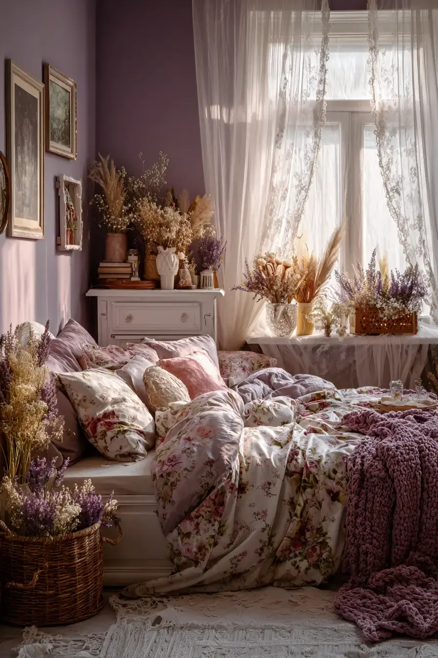 29 Purple Themed Bedroom Ideas That Make the Bold Color Feel Easy to Live With 18