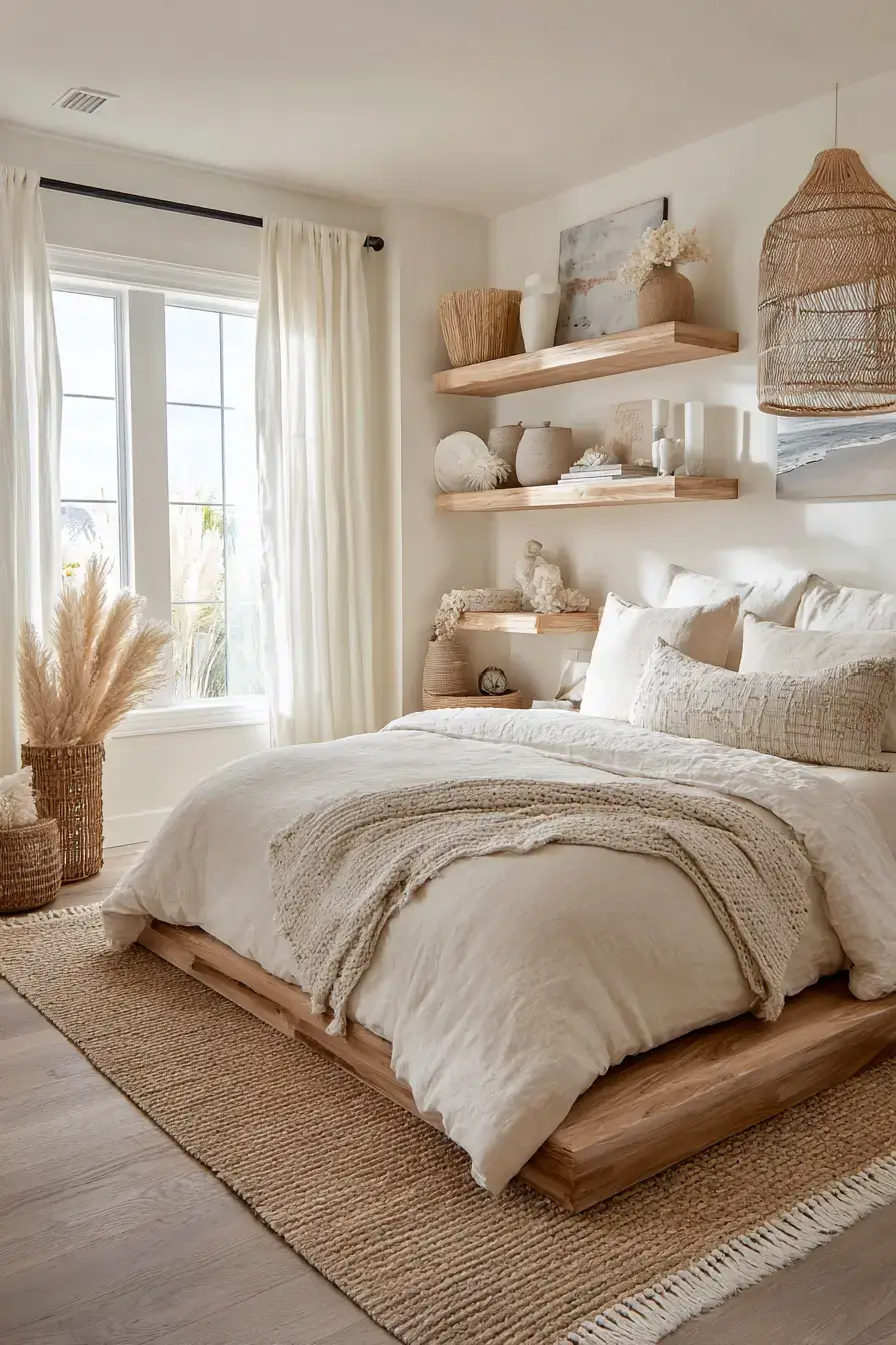 29 Beachy Boho Bedroom Ideas That Skip the Clichés 18