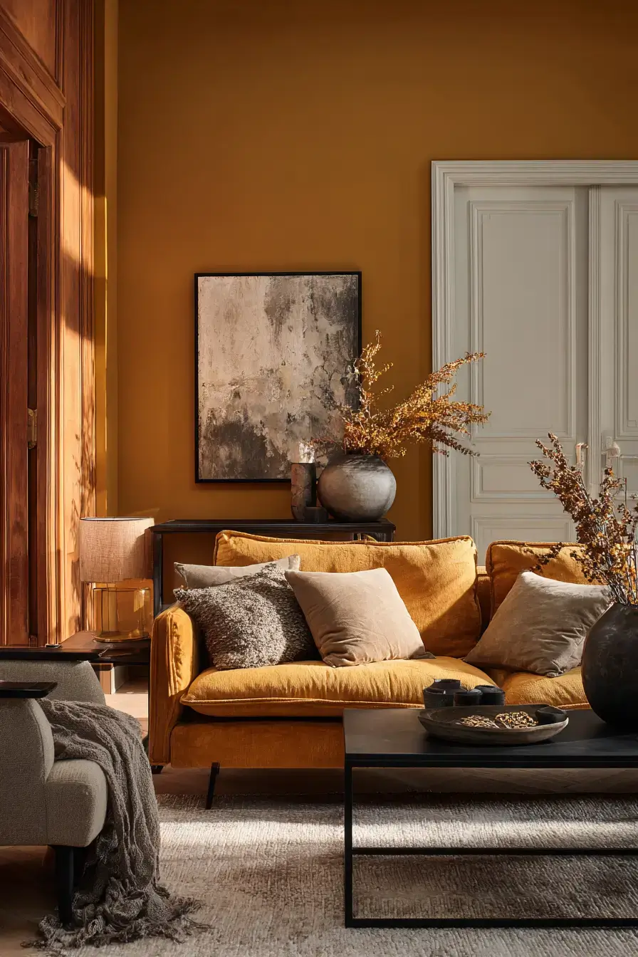 29 Warm Earthy Living Room Ideas Grounded in Real Materials 18