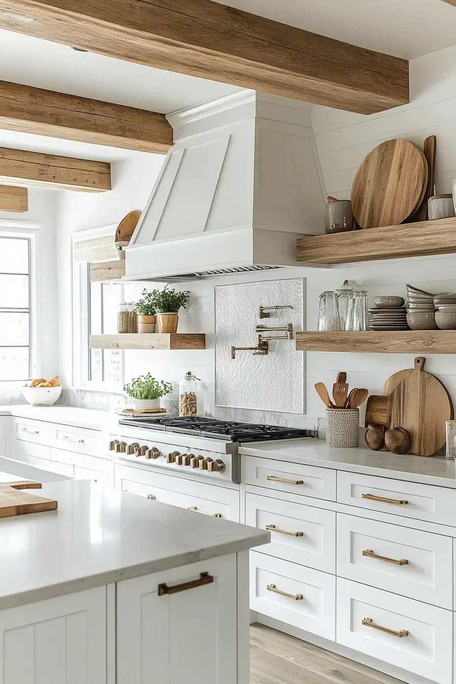 29 White Kitchen Cabinets Ideas That Keep the Room Bright 18