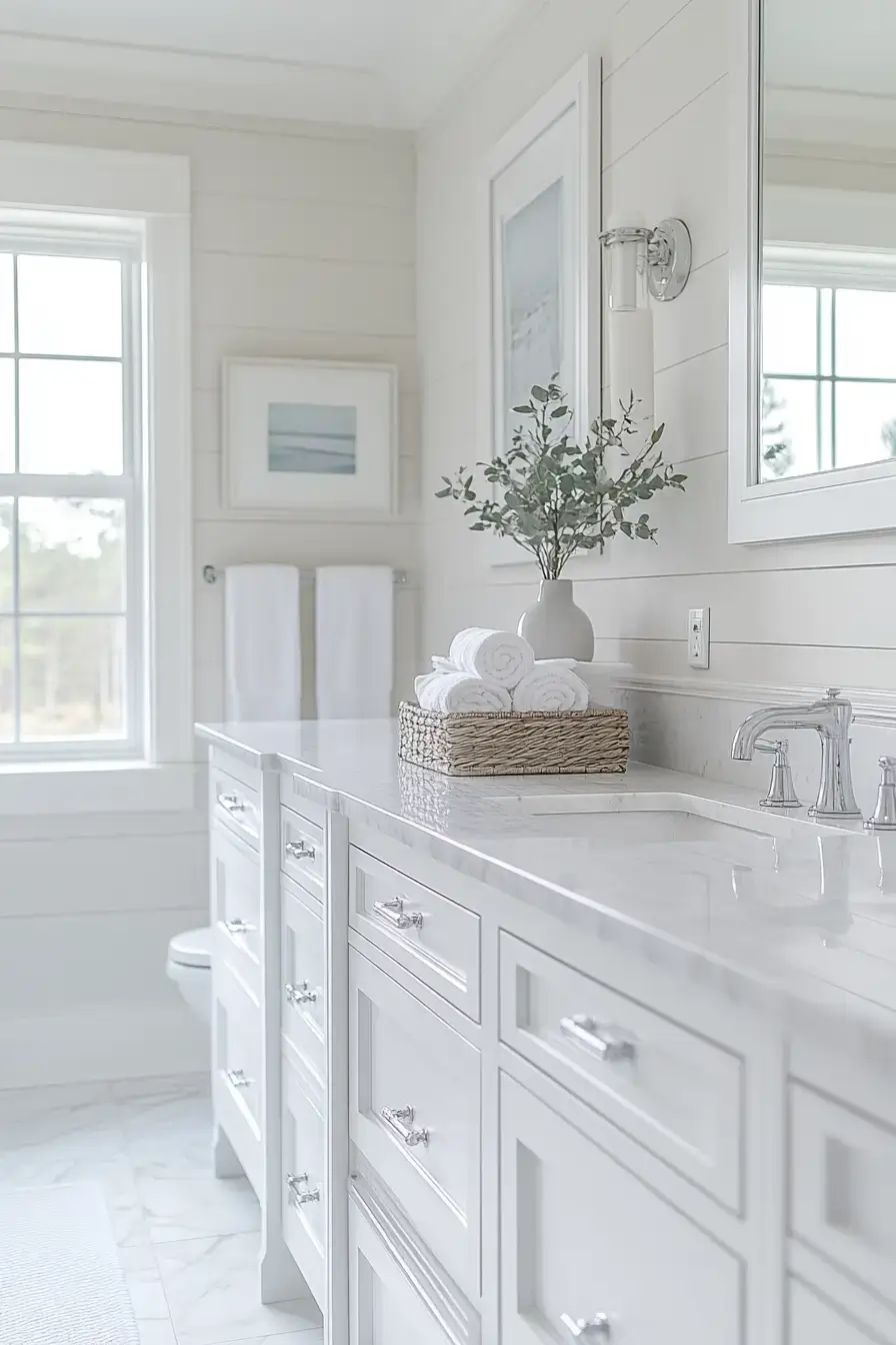 29 Beachy Bathroom Ideas That Feel Like a Cottage 18