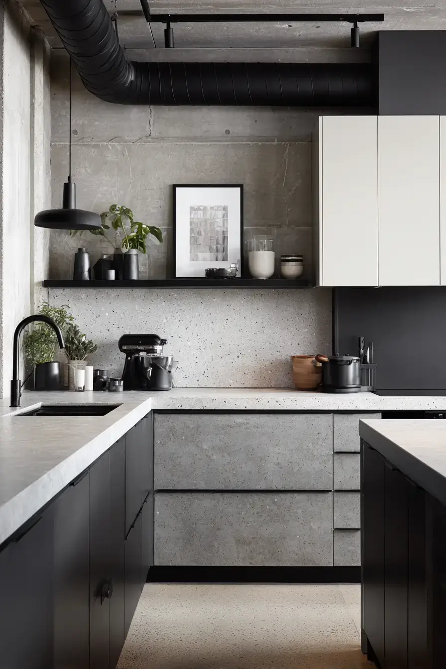 29 Two Tone Kitchen Cabinets Ideas with a Wood Island Base 19